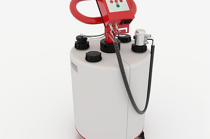 Maintenance device for lubrication of high-speed spindles LUBRICO – E